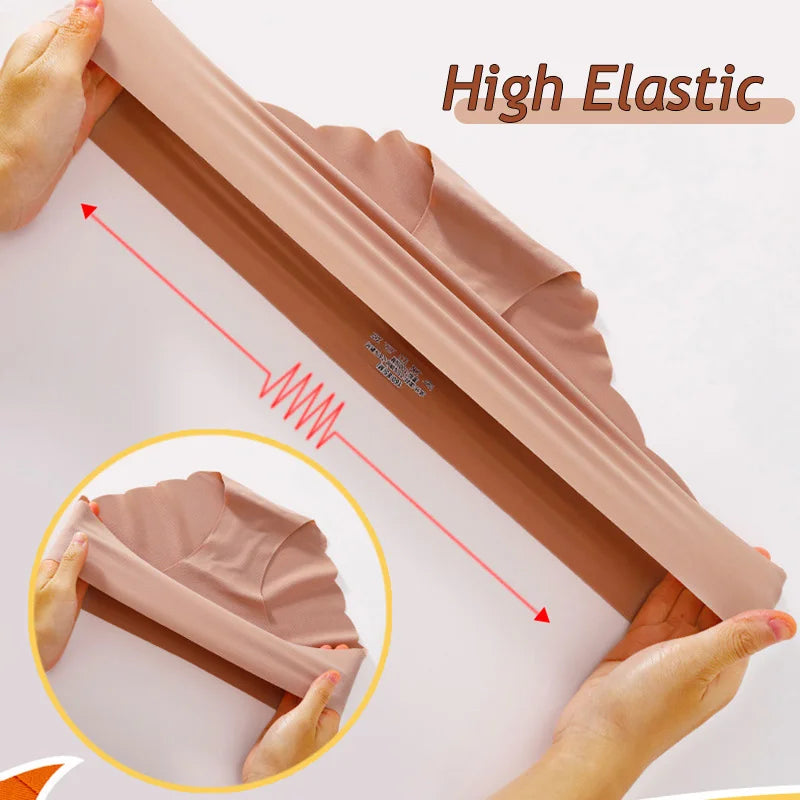 High Waisted Silk Seamless Panties